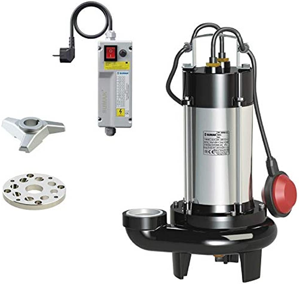 SBRM 18/2-P PARÇALAYICI BIÇAKLI DALGIÇ POMPA 1.8 HP