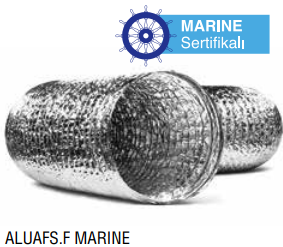 254 MM MARİNE SERTİFİKALI ALÜMİNYUM ALEV ALMAZ FLEX HORTUM