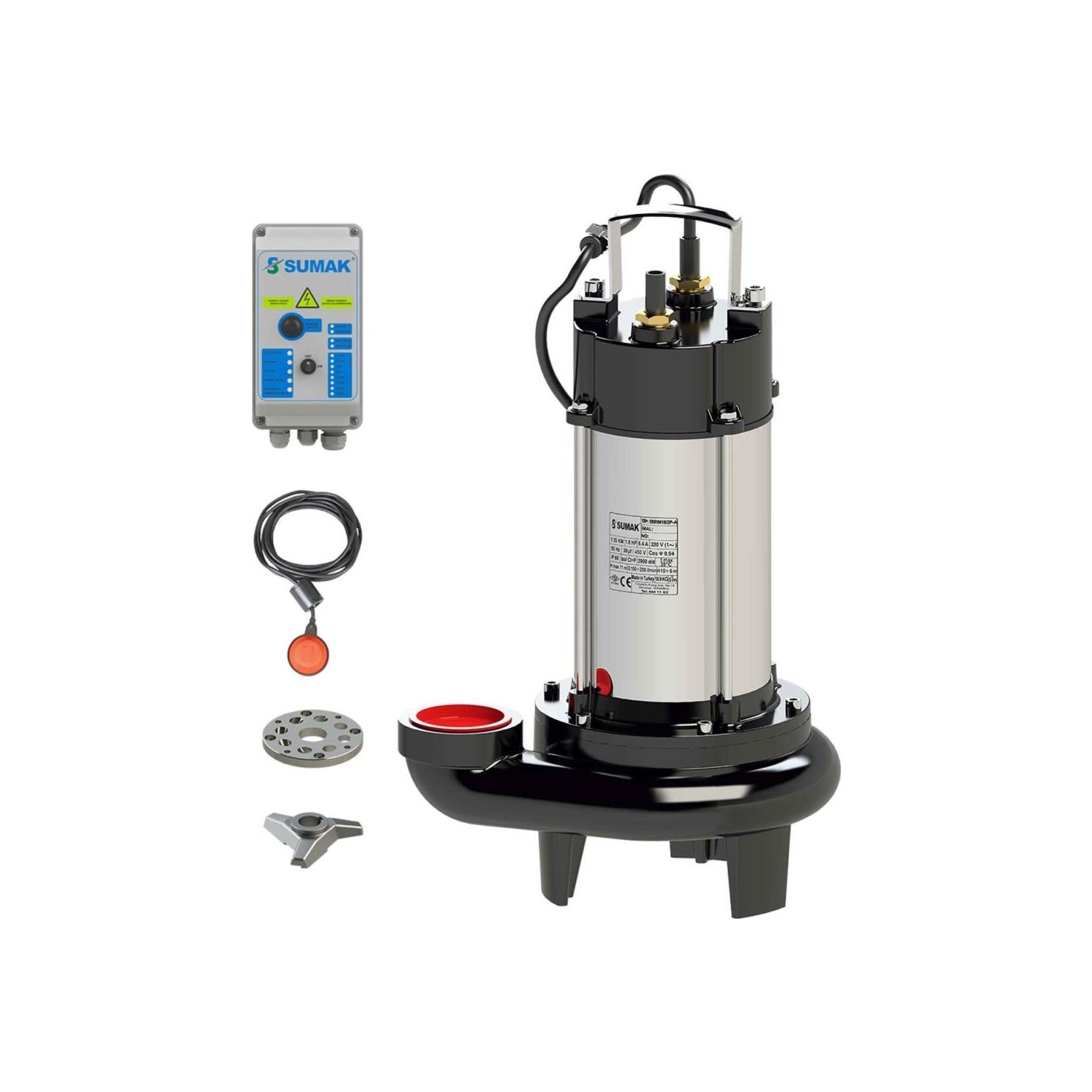 SBRT 19/2 BIÇAKLI DALGIÇ POMPA 1.8 HP